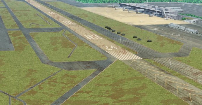 Tank Battle on the Airport Runway
